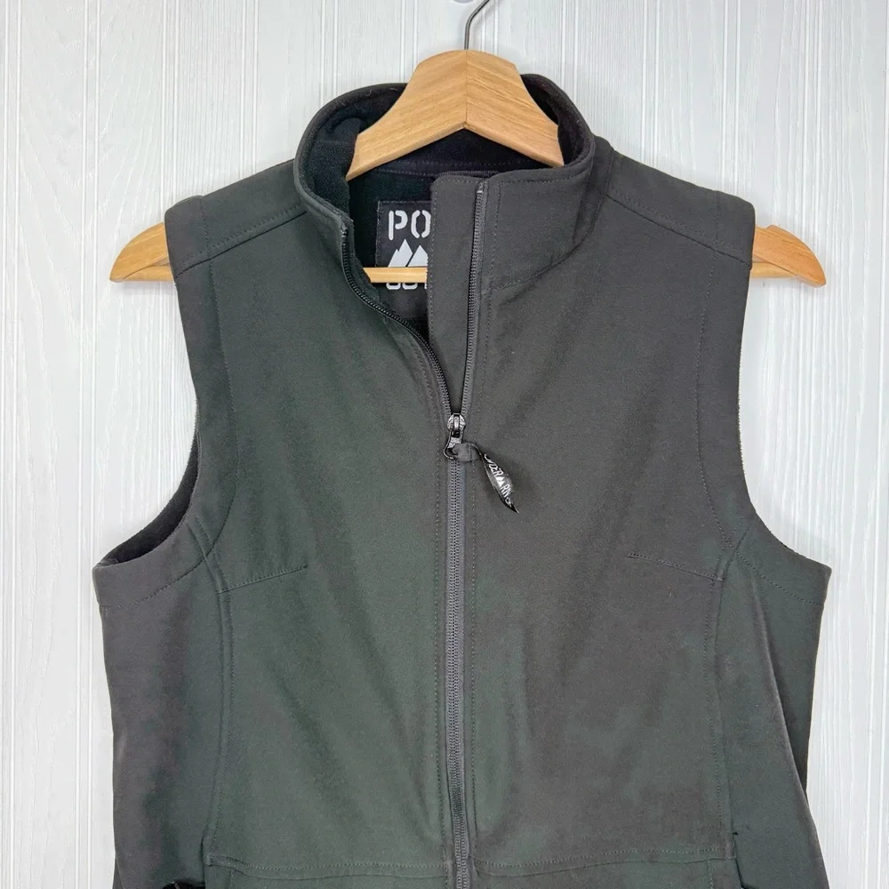 Powder River Outfitters black fleece lined athletic vest size M - Picture 2 of 10